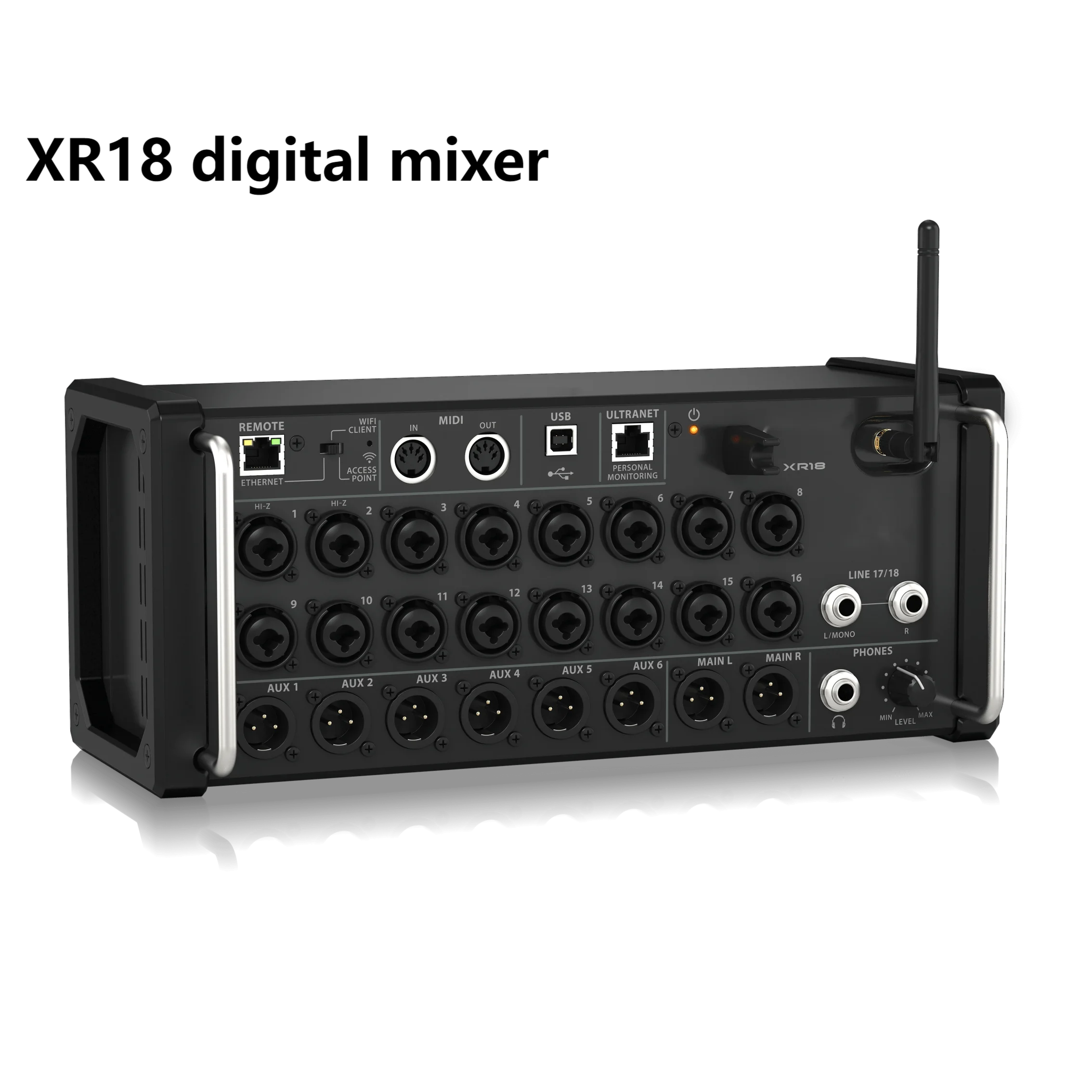 Air 1:1 XR18 Digital Mixer 18-Channel Professional Digital Mixing Studio Recording Console Dj Studio Wifi and USB Recorder audio mixer audio interface