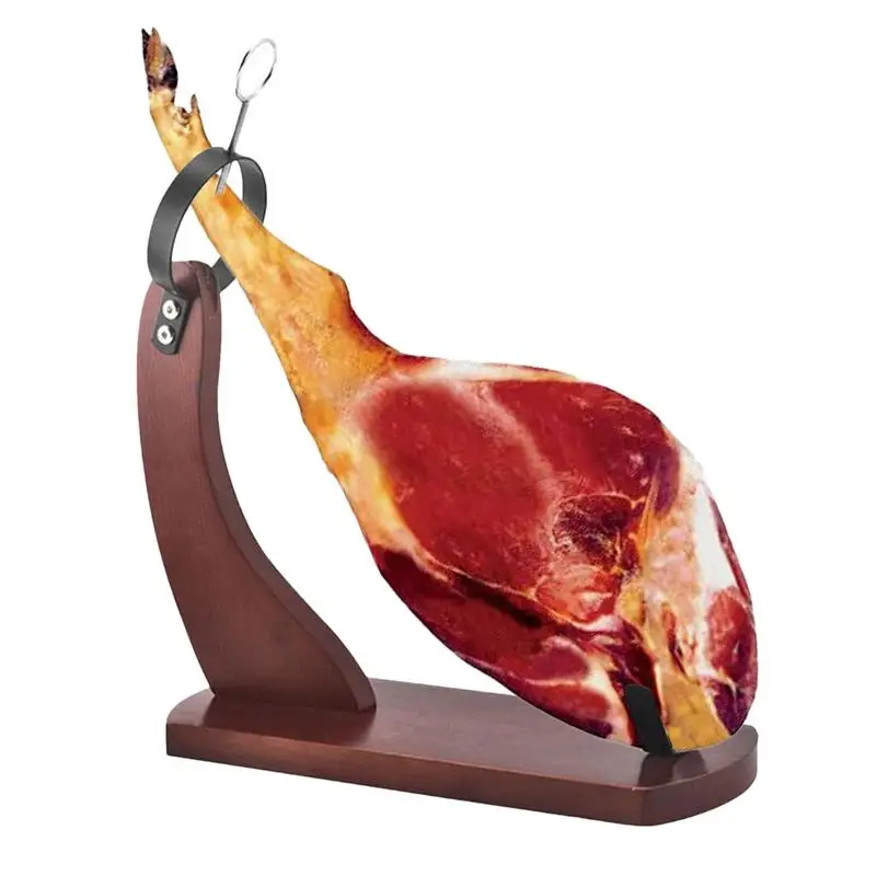 

Ham Stand Spain Wooden Spanish Ham Stand With Non Slip Pad Ham Cutter Rack For Slicing Italian Prosciutto Kitchen Accessories