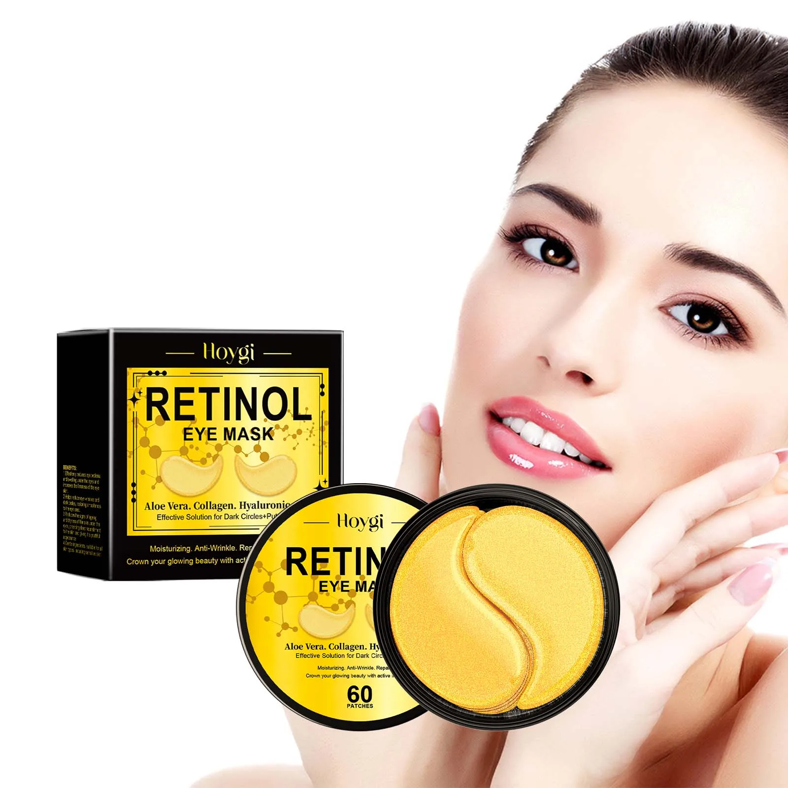 Patchs yeux au rétinol anti-cernes et poches hydratant_voghion.com