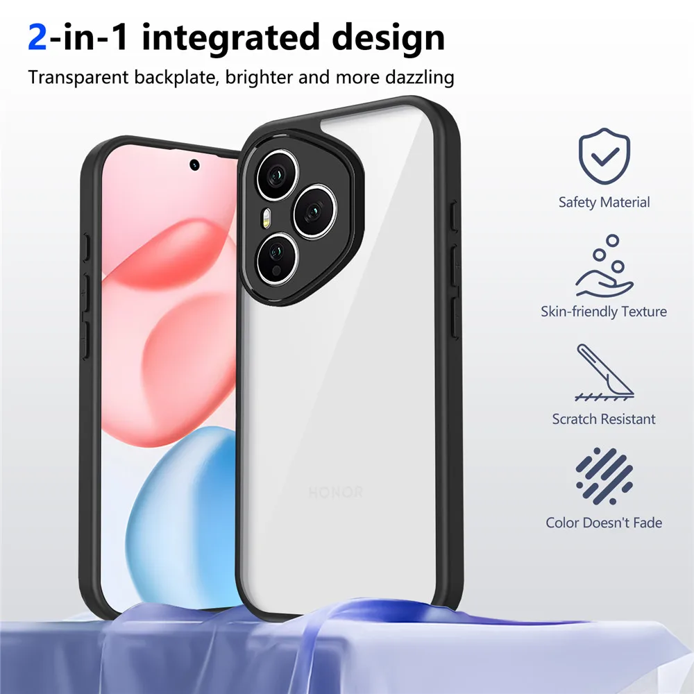 Luxury Matte Acrylic Shockproof Phone Case - Armor Design