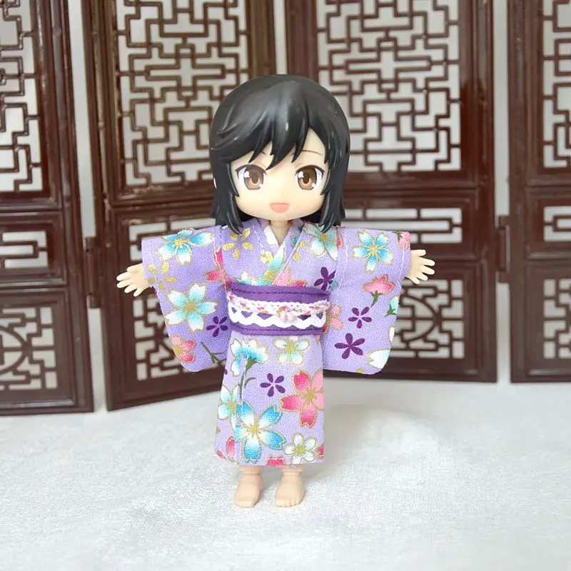 ob11 Kimono Baby clothes 1/12 bjd and wind baby clothes GSC clay man ymy kimono doll clothes doll accessories