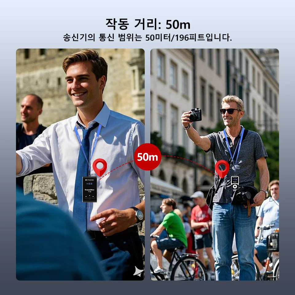 RETEKESS T130 T131박물관, 관광 단체를 위한 무선 투어 가이드 시스템 오디오 투어 가이드 시스템 무선 마이크 송신기