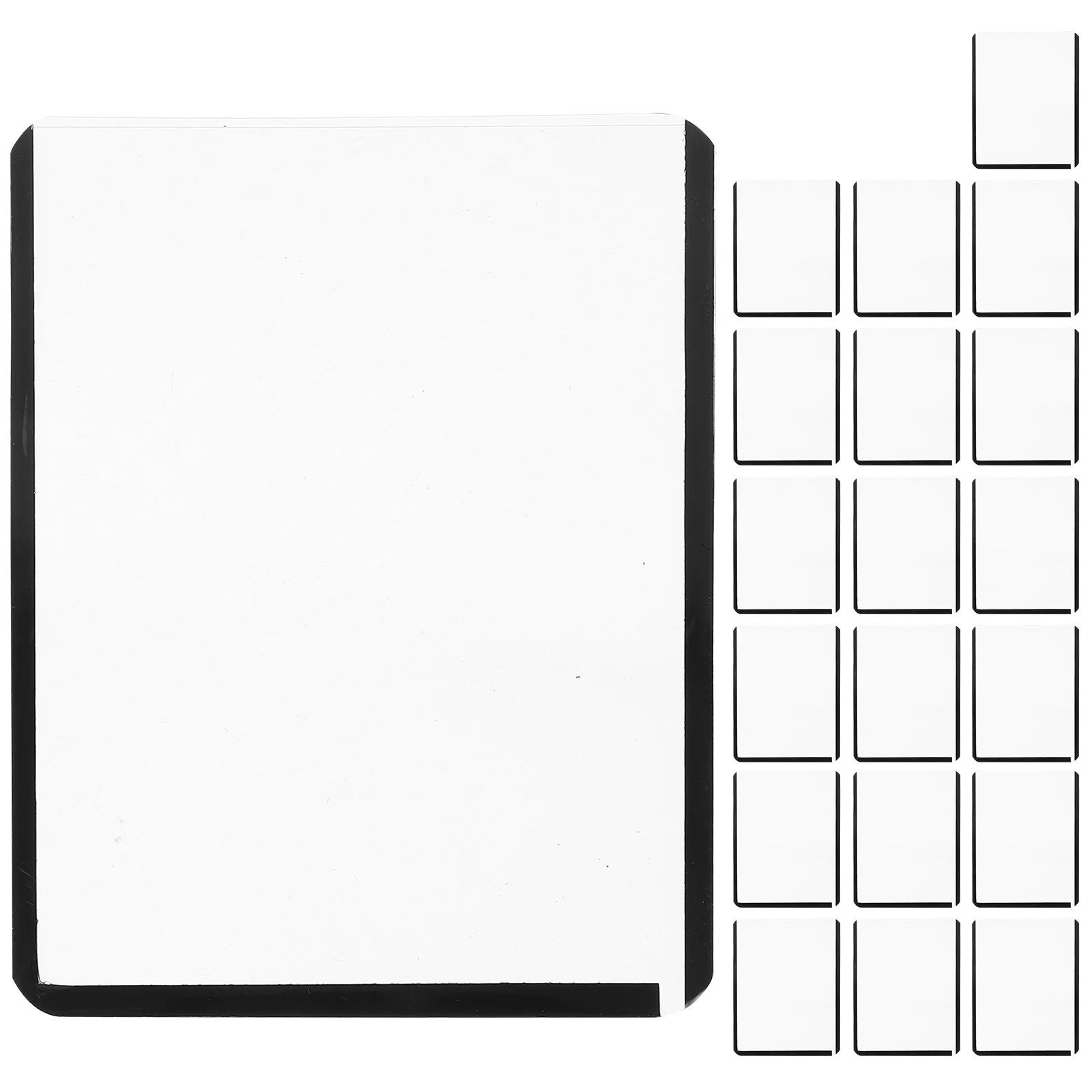 

20 Pcs Baseball Card Stand Game Playing Case Plastic Sleeves for Cards Protective