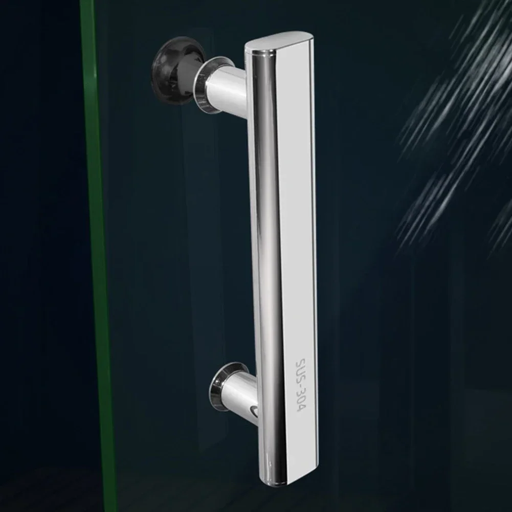 Door Handle Shower For Shower Enclosures Accessories Bathroom Chrome Decoration F-shaped