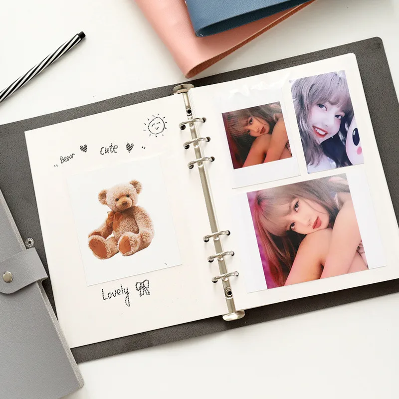 Vintage Travel Memory Book Looseleaf Binder Photocards Scrapbooking