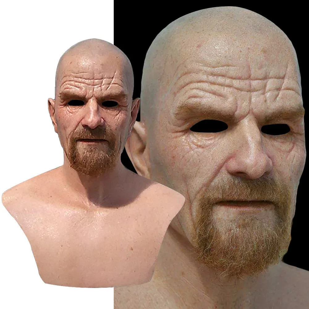 Breaking Bad Walter White Heisenberg Latex Mask for Adults (Unofficial)