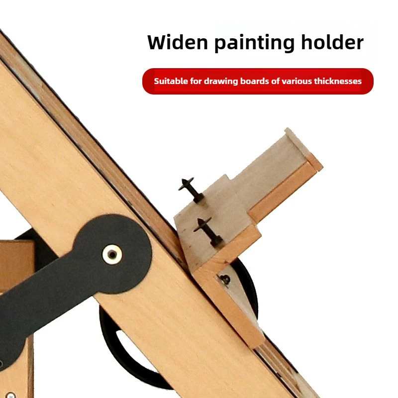 Beech Wood Large-scale Oil Painting Easel Art Special Multi-functional Flat Stand Dual-use Master Teaching Double Rocker