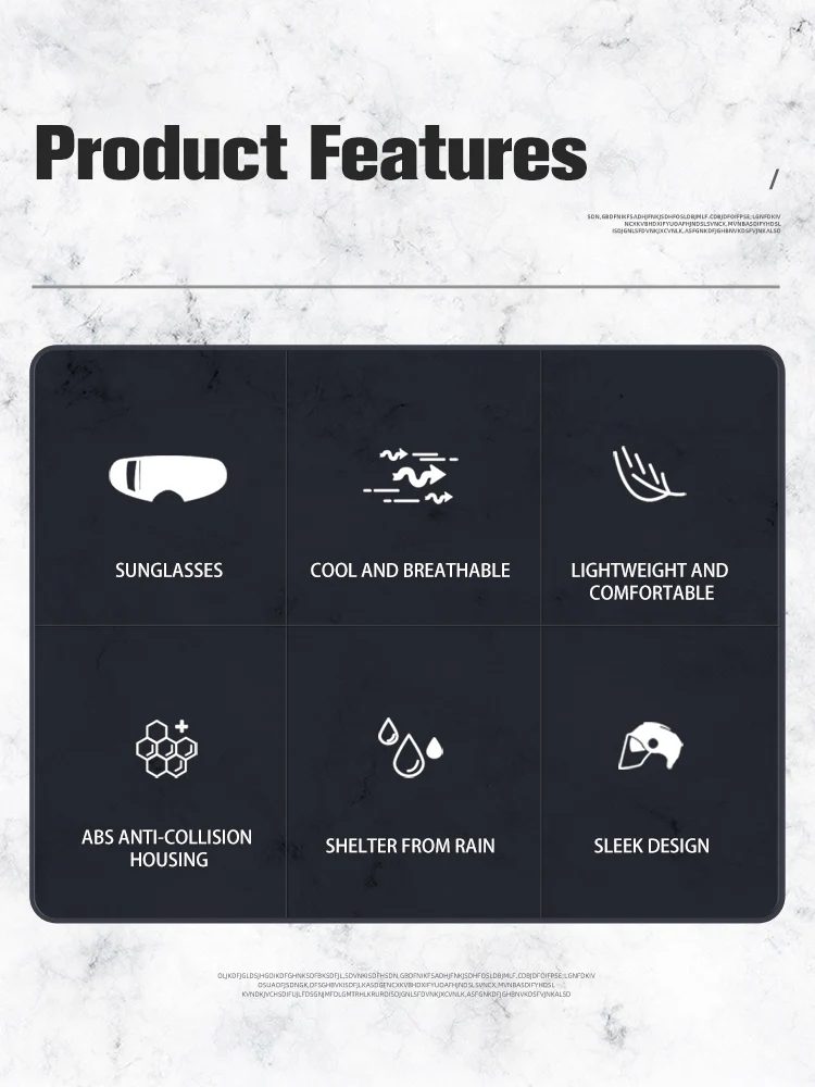 Professional motorcycle helmet with dual lens safety protection system