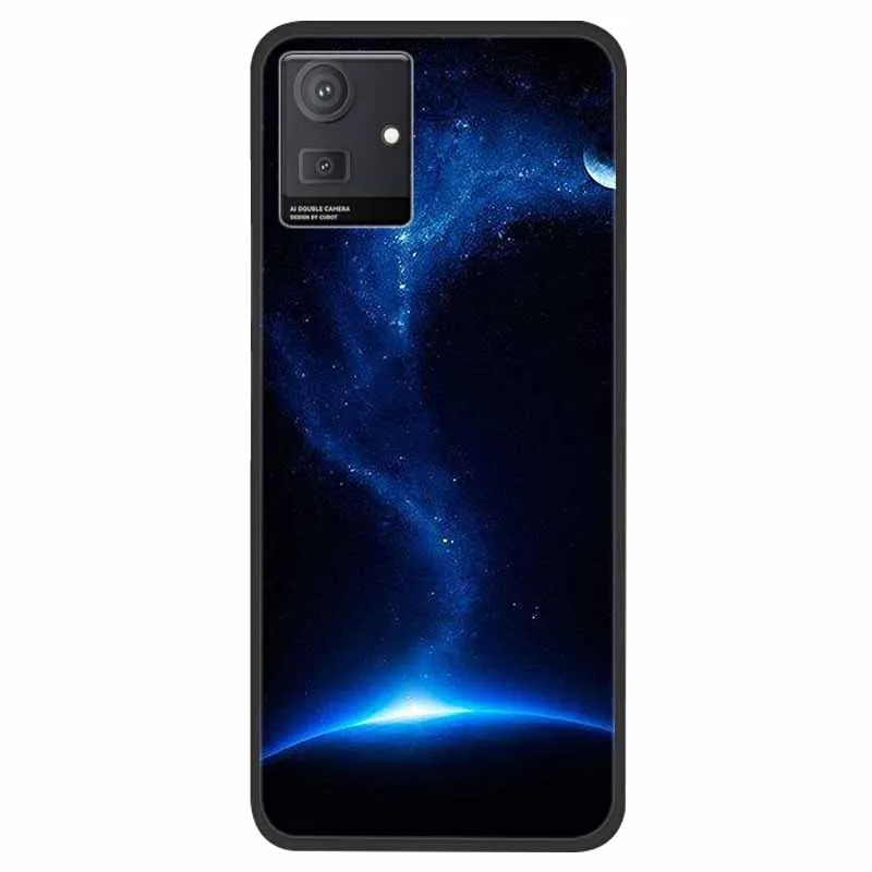 Cubot Note 50 Animal Design TPU Silicone Phone Case - Shockproof Wolf Pattern Protector
