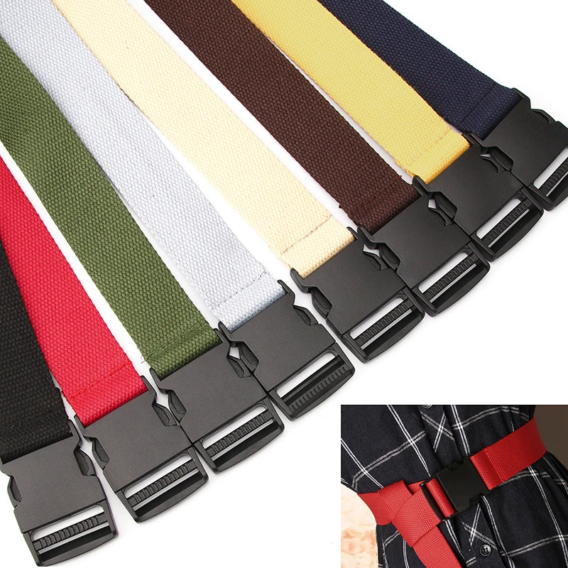 Fabric Belt black casual look Accessories Belts Fabric Belts 