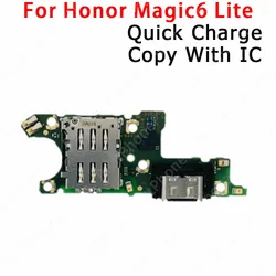 Premium USB Charging Port Dock Connector Flex Cable with Microphone (Magic6 Lite OEM)