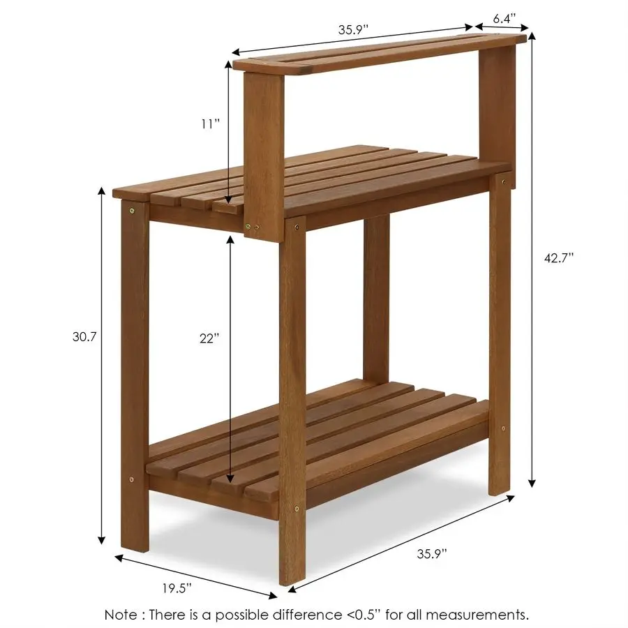 Tioman Outdoor Potting Bench - detail