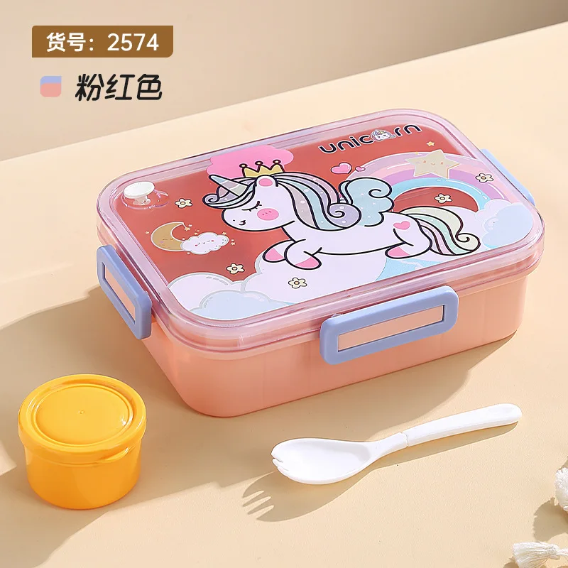 Charming Leakproof Children's Bento Lunchbox with Compartments