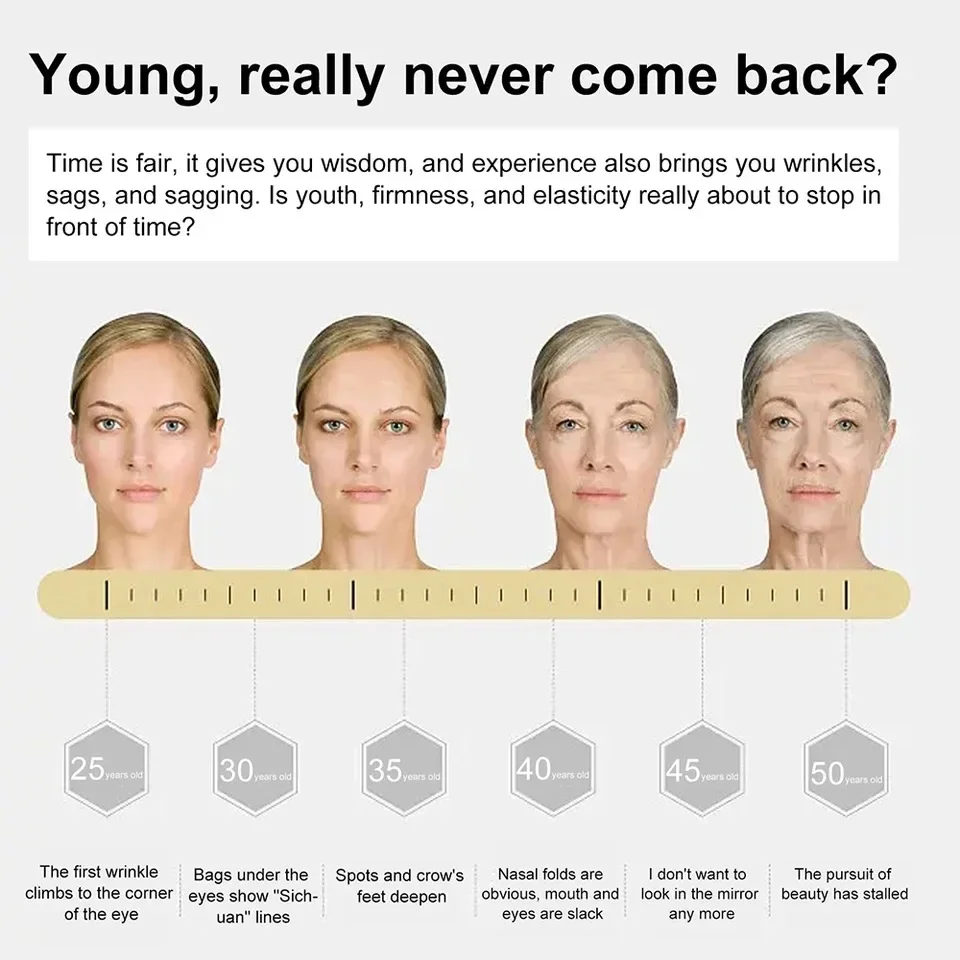 Facial Serum Anti Wrinkle Collagen Firming Vitamin C Anti-Aging Hyaluronic Acid