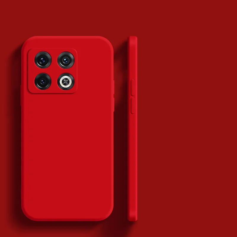 Luxury Liquid Silicone Matte Solid Color Phone Case - Full Cover Bumper Design