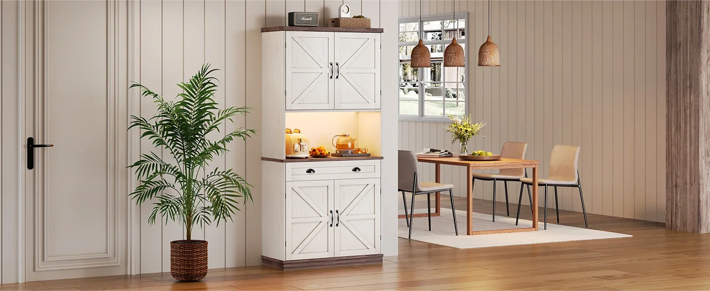 cabinet storage pantry kitchen cabinets doors bathroom tall door closet shelves organizer farmhouse