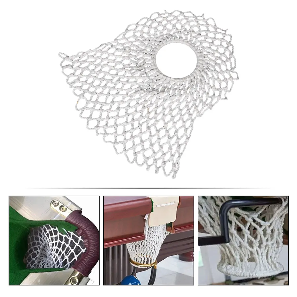 Billiard Pool Table Bag Billiard Storage Basket Snooker Mesh Pocket Replacement Billiards Accessories