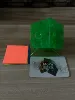 Moyu Limited Edition 3x3 Cube Pocket Cube Green Transparent Speed 3x3x3 Magic Cube Collection Profession Cube Education Toys 6