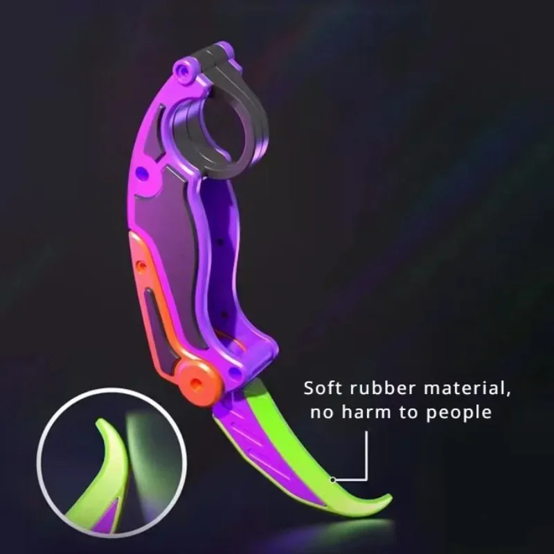 3D Printed Gravity Claw Knife Fidget Toys Plastic Folding Butterfly Knife Adult Stress Relief Toys Novel Children Toy Xmas Gifts fidget toys decompression tool toy fingertip stress relief toy fidget toy fingertip decompression toy fidget toy set