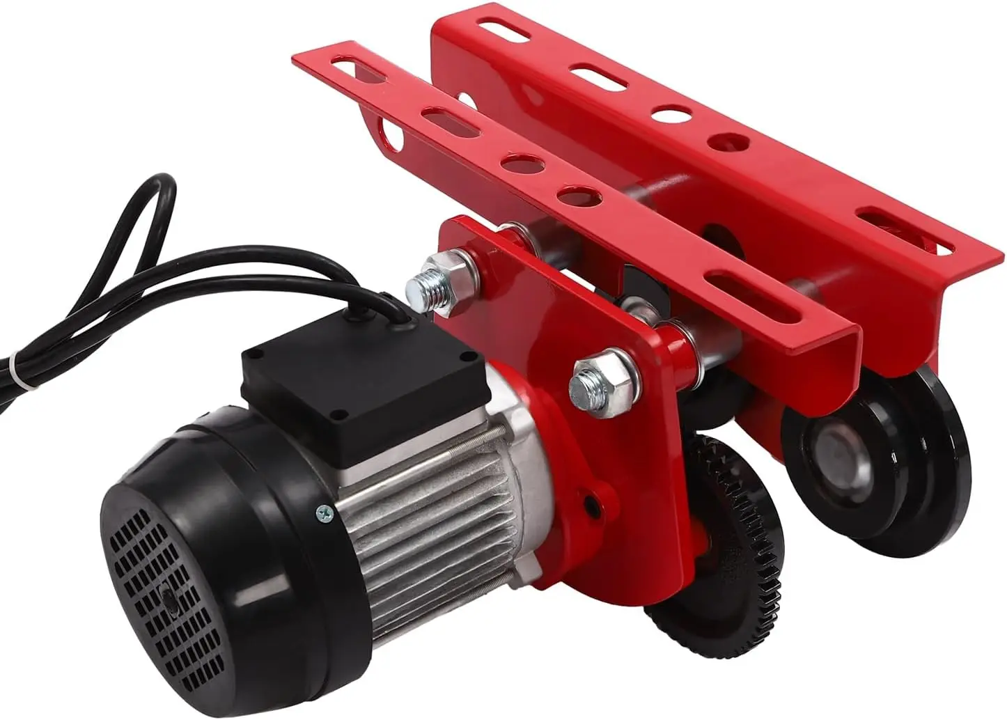 BYMAOCAR 1T Lasthebe-Motorwinde Flaschentraktion, 370W Elektrischer Trolley, Elektrische Seilzugvorrichtung 68-120 cm Einstellbare Breite – Detail 6