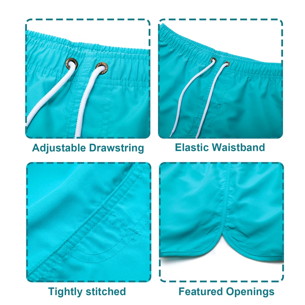 2024 Summer Quick Dry Swim Shorts For Men Swimwear Male Swimsuit Swimming Trunks Sexy Beach Shorts Surf Board Man Clothing Pants 6
