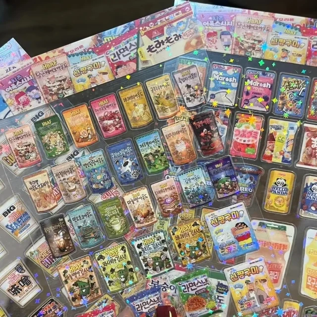 10pcs PET Waterproof Cartoon Scrapbook Sticker 4