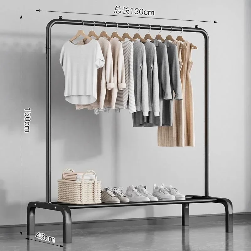 Movable Clothes Hanger Coats Coat Racks Clothing Rack Shelfs Stand Shoe Organizer Porte Manteau Mural Chair Sofa Jingle Bells