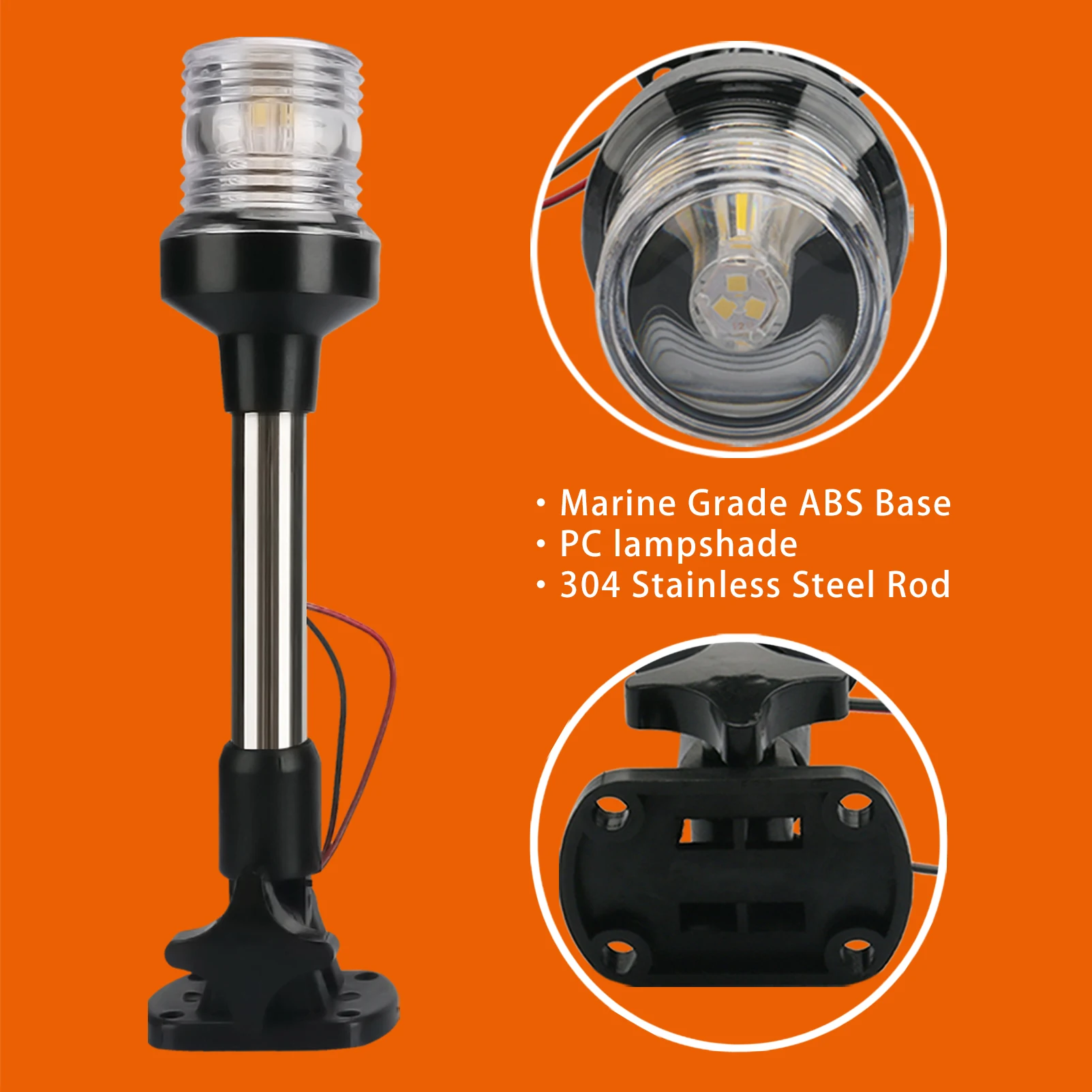 LED Fold Down Anchor Light 3