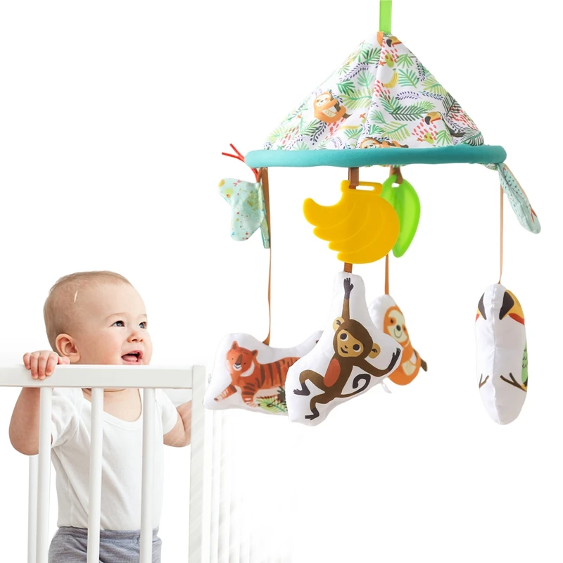 

Детские погремушки, игрушки, деревянный мобильный музыкальный Колокольчик для кровати, подвесная игрушка для новорожденных 0-12 месяцев, животное, обезьяна, детская кроватка, подарок, держатели, кронштейны
