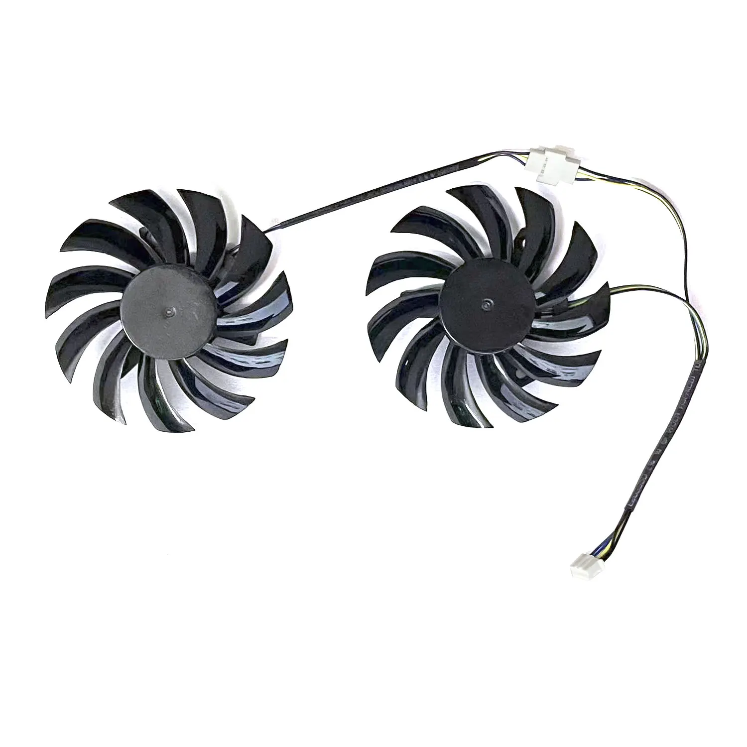 

2 FAN 4PIN 75MM DC 12V 0.35A PLD08010S12HH suitable for MSI GTX 460 560 570 Twin frog ii Zotac GTX770 graphics card cooling fan