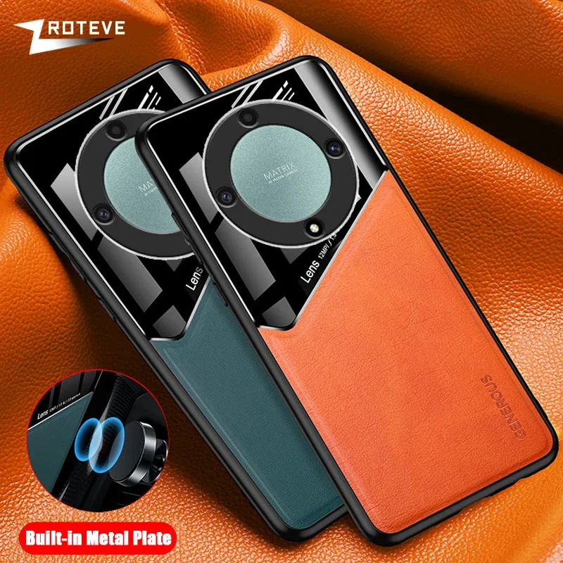 Für HonorX9a Fall Zroteve PU Leder Weichen Rahmen Harte PC Abdeckung Für Huawei Honor X9a X9b X9c X9d HonorX9d HonorX9c 5G Telefon Fällen