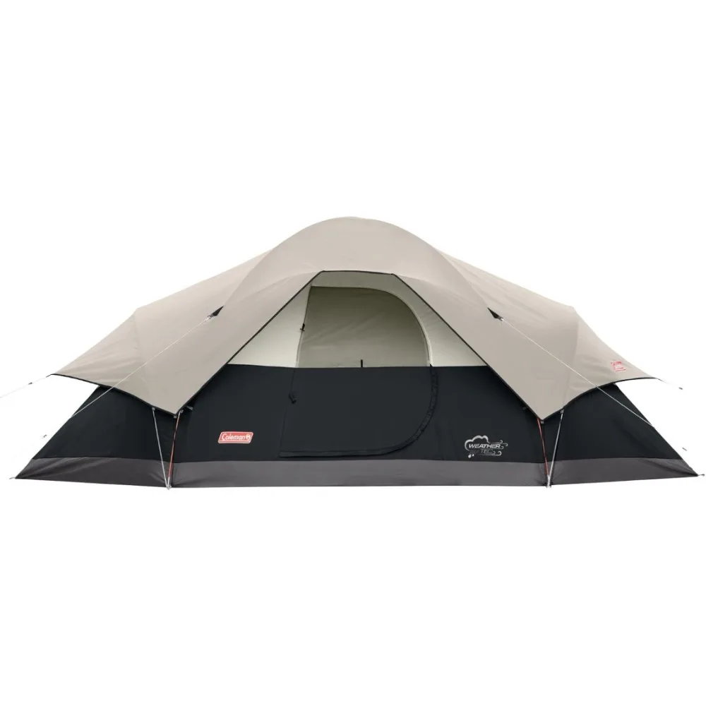 

Coleman Red Canyon 8-Person Camping Tent, Weatherproof Family Tent Includes Room Dividers, Rainfly, Adjustable Ventilation,