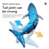 Rc Shark Toy 10M Diving Submarine Whales Remote Control Animals Waterproof Bathtub Pool Electric Toys for Boys Kids Gift 3