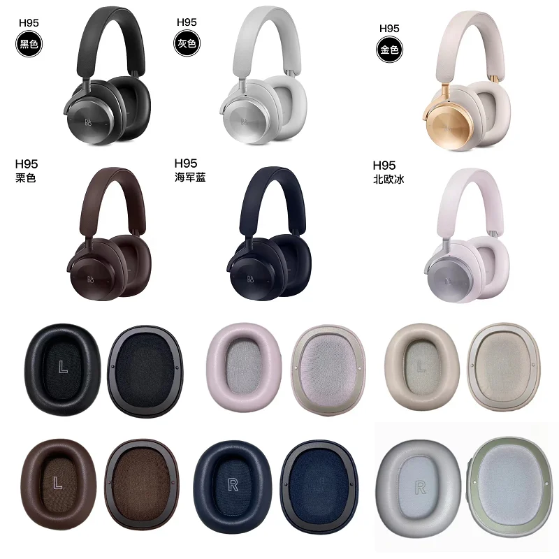 

100% Original Ear Pads for B&O H95 Bang & Olufsen Beoplay H95 Headphones Genuine Sheepskin Leather Ear cushions Earmuff