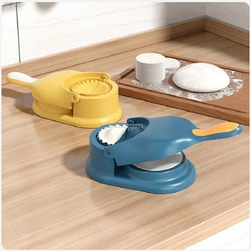 New 2 In 1 Dumpling Maker Mold Dumpling Skin Wrapper Mould Dough Press Maker Kitchen Dumpling Noodles Making Tool