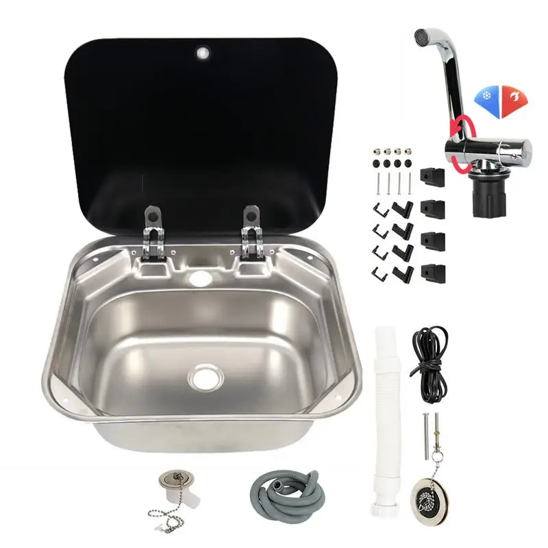 

Rv Sink Foldable Stainless Steel Kitchen Sink Flexible Rv Accessories Durable Bar Sinks For Travel Trailer Camper Bar