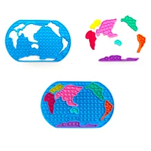 

Big Size Map Jumbo Popits Chess Board Push Pop Its Game Bubble Fidget Toys Huge Stress Relief Big Popper Chessboard with Dice