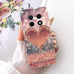 Cute Cat & Peacock Painted Soft Silicone Case - Enhanced Protective Cover for Enjoy 90 Pro Max (688)