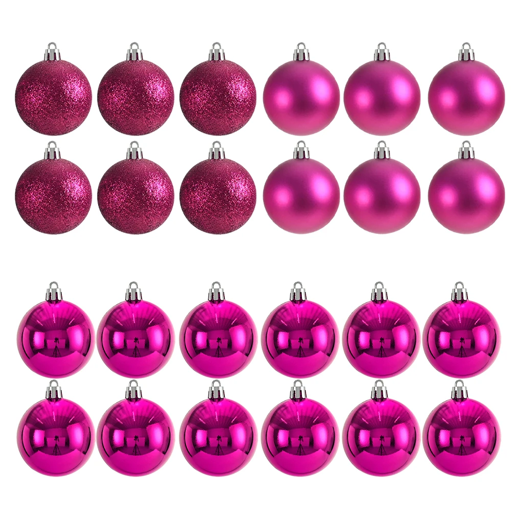 Bolas de Navidad de 4 cm, adornos para árbol de Navidad, bolas colgantes para árbol de Navidad, decoración para fiestas en el hogar, regalo de Año Nuevo 2023, Navidad