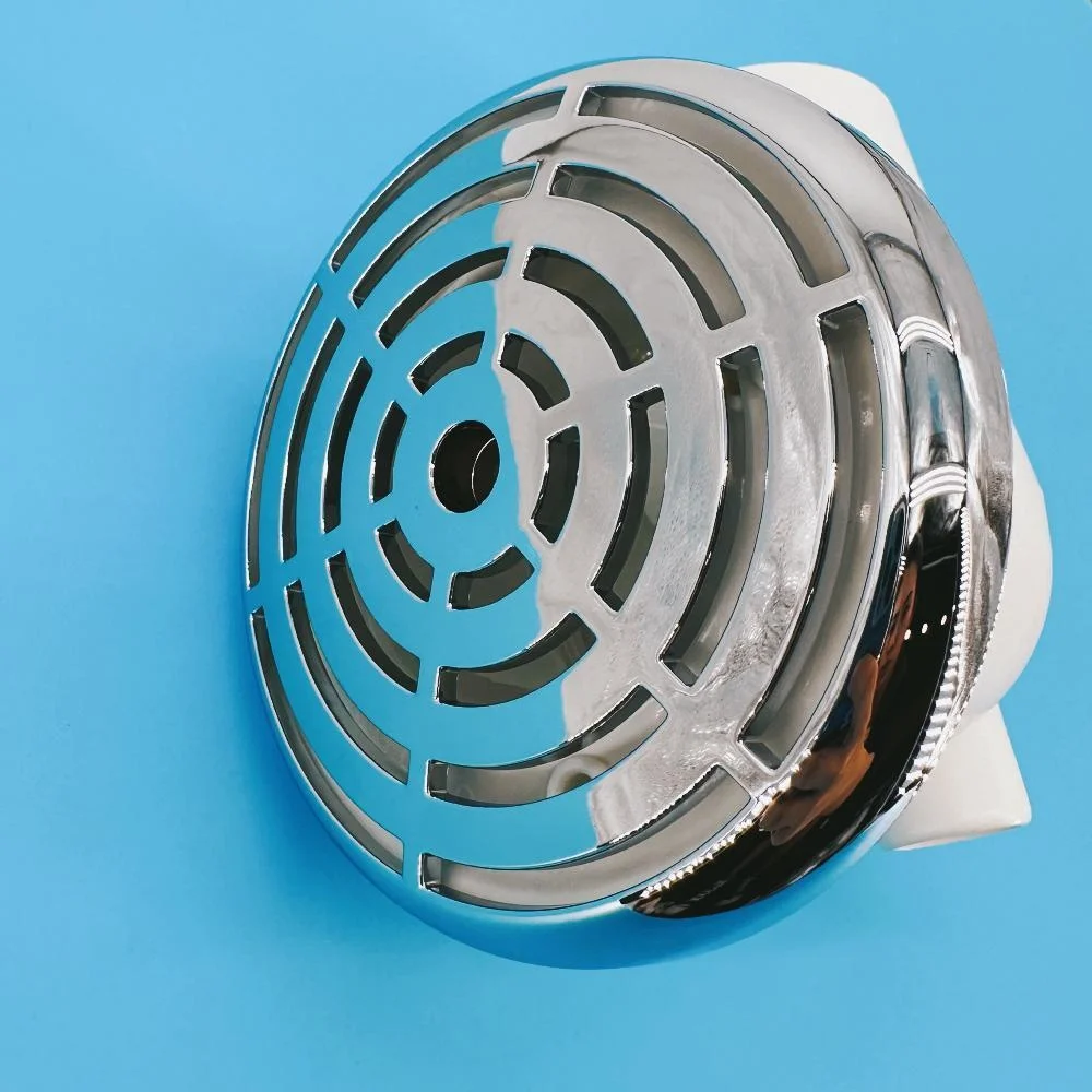 50mm Water 95mm Cover Ring Shape Bathtub Backwater Suction Chromed Cover PVC Body Cobweb Shape Massage Bathtub Suction Drainer bathroom hardware accessories,plumbing tool
