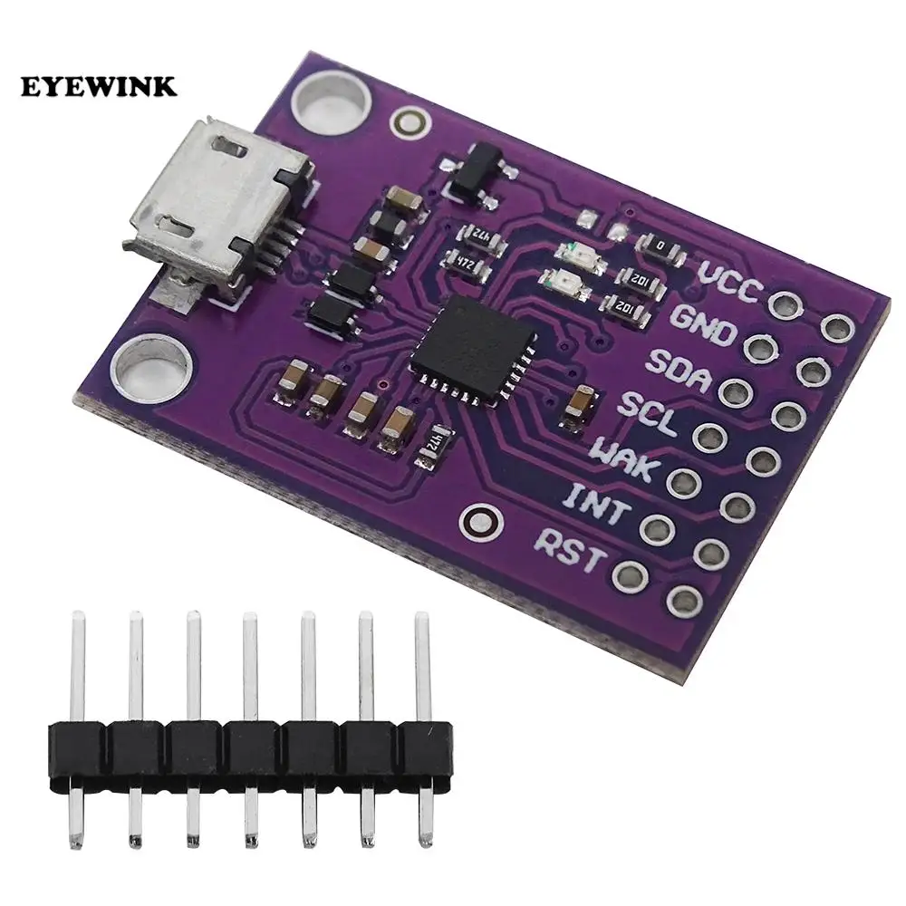 Sensor Module CP2112 Debug Board USB to SMBus I2C Communication Module 2.0 MicroUSB 2112 Evaluation Kit for CCS811 For Arduino