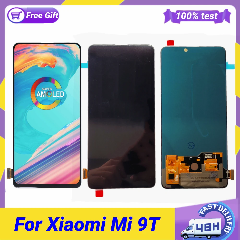 ЖК-дисплей 6 39 дюймов Amoled Mi 9T PRO для Xiaomi Mi9T с сенсорным экраном и дигитайзером в
