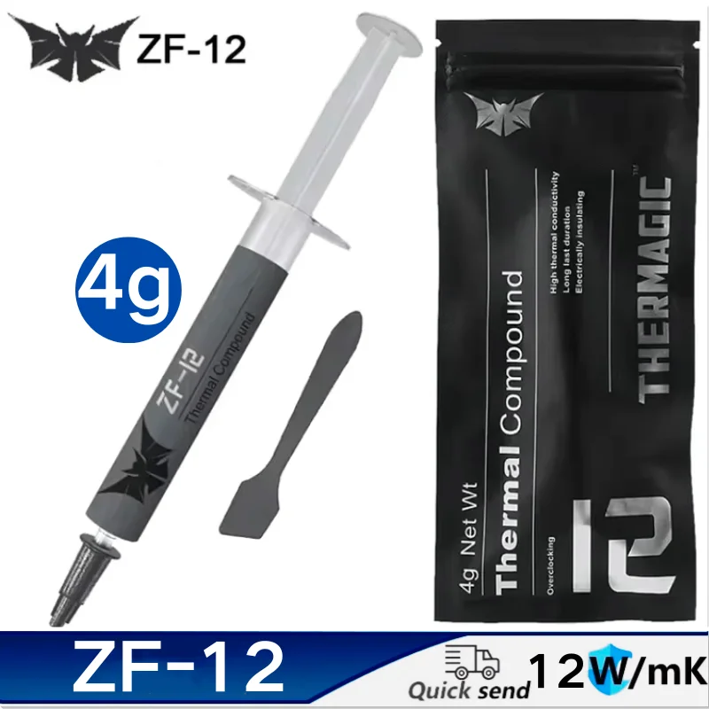 cpu thermal paste zf 12w Thermal pastes processor zf-12 Thermal grease Grease Paste Silicone Plaster pasta termica