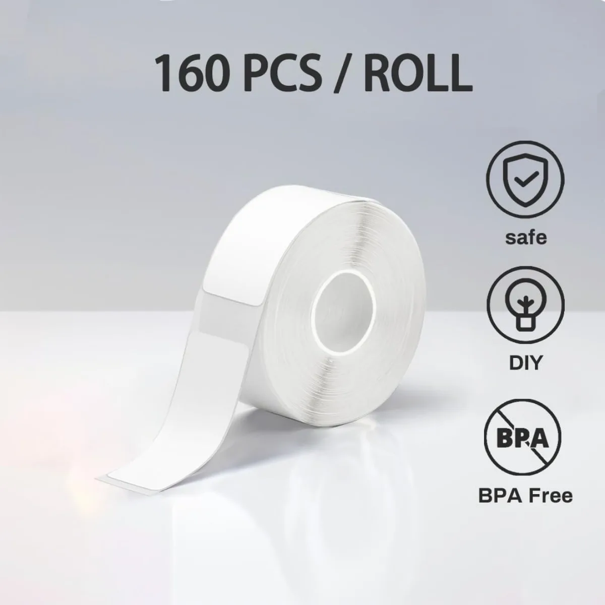 D30 Thermal Label Self-Adhesive Label Paper 12X40 15X30MM For D30/D11/D30Pro Printer Suitable For Kitchen Office Cosmetics