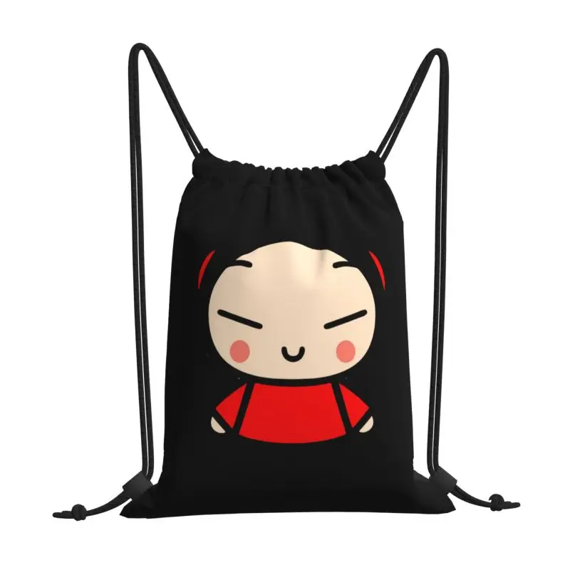 Pucca Love Garu Cute Korean Cartoon Show Kawaii Drawstring Bags Gym Bag Newest Backpack Shopping Bag Outdoor Running