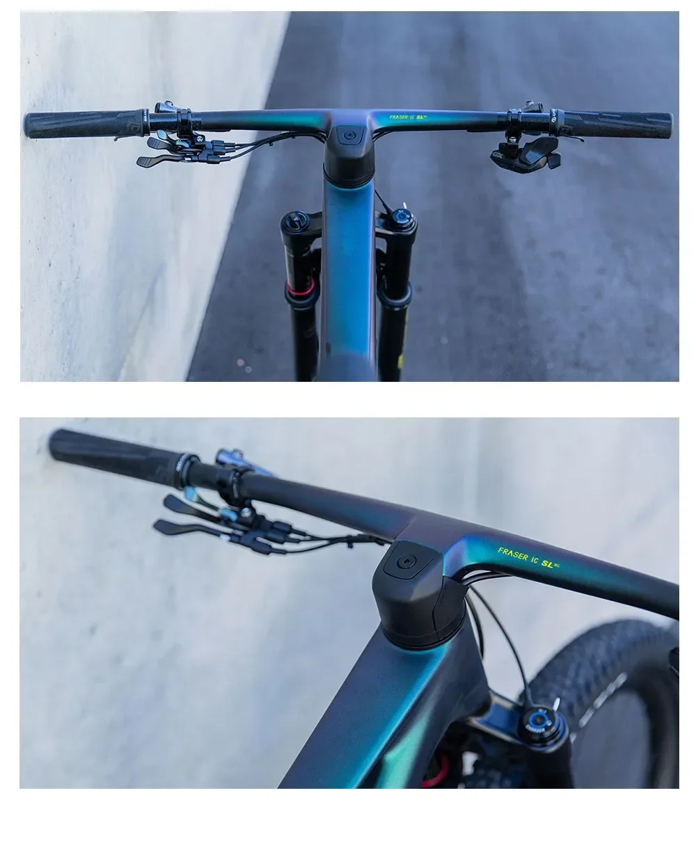 20 Degree Full Carbon Fibre MTB Bicycle Integrated Cockpit