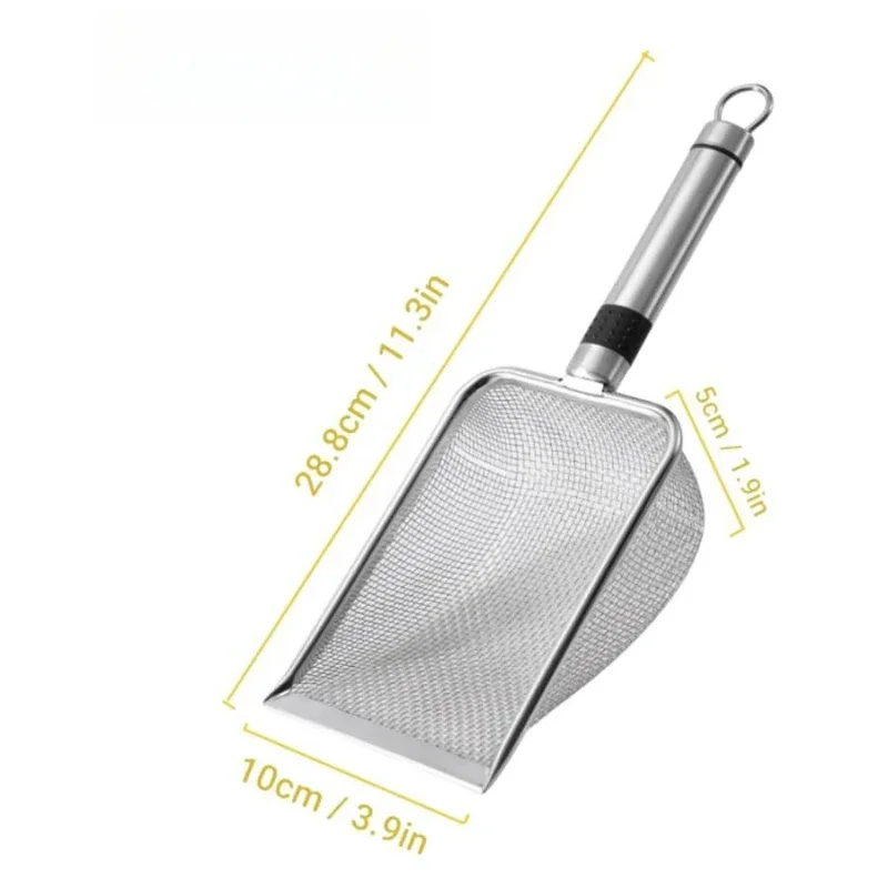 Stainless Steel Cat Litter Shovel for Pet Cleaning