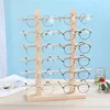 Solid Wood Glasses Display Rack Storage Rack Display Decorative Props Jewelry Holder Sunglasses Myopic Glasses Rack Home Storage 1