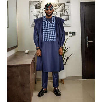 Osagie Embroidered Agbada Dashiki Outfit