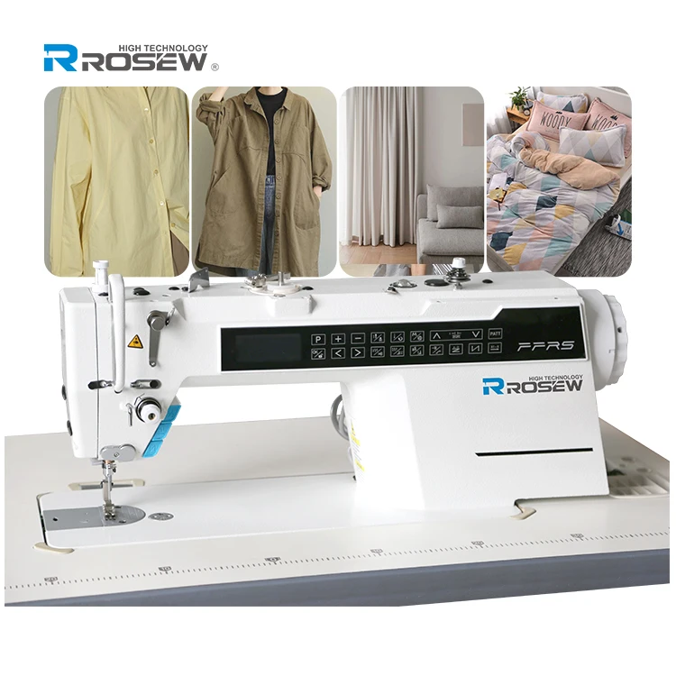 

Rosew R8X Computerized Single Needle Pattern Stitch Shirt Sewing Industrial Lockstitch Sewing Machine
